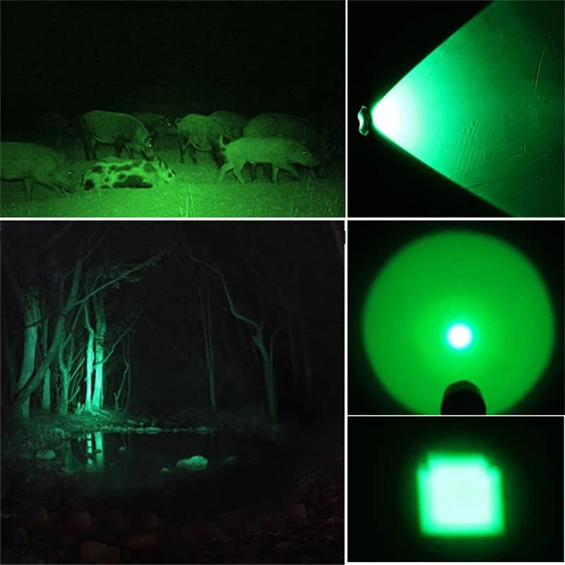 WINDFIRE Green Light Hunting Headlamp Rechargeable, 600 Lumens Bright LED
