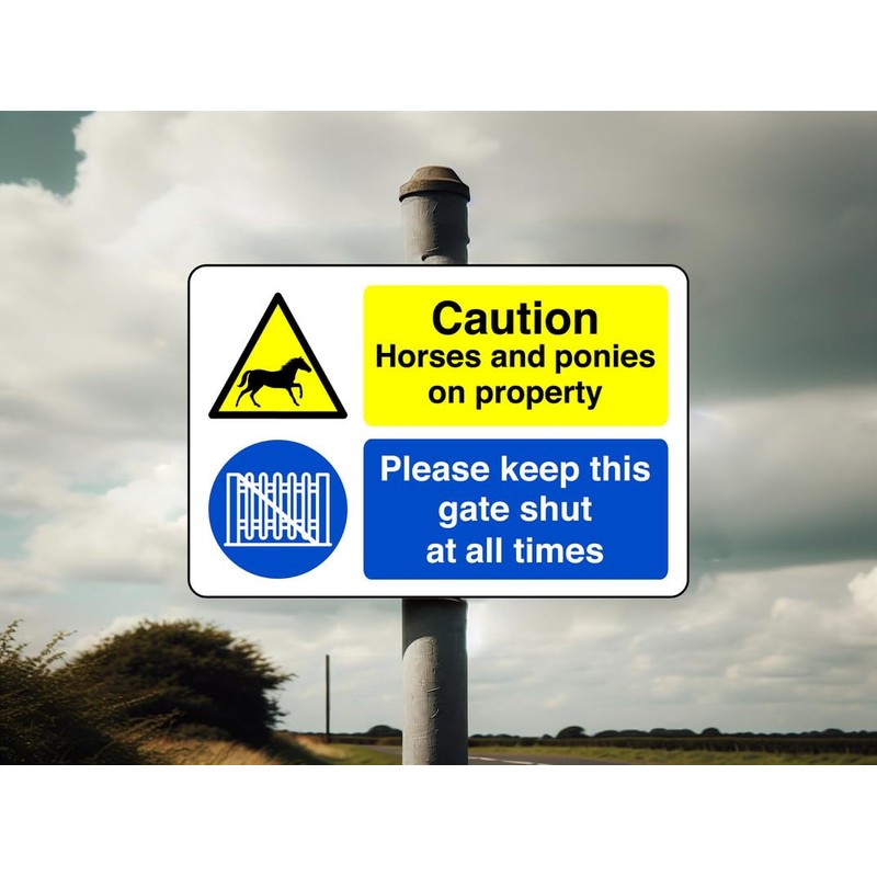Safety First Display LTD Please keep this gate shut at