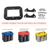 X-AVION Black Aluminum Battery Tray - Universal Racing & Trunk