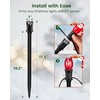 SURAIELEC 11.5" Tall Christmas Light Stakes, 100 PCS Universal Light