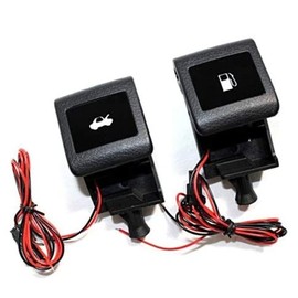 POG Universal Hood & Fuel Vent Lever Set for Toyota Cars, White LED, Fuel & Hood Opener, HD-65W66W, Lighting Kit for Alphard, Noah, Voxy, Estima, Hiace