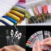 200 Pieces Nail Color Chart, BetterJonny Clear Maniver Nail Color