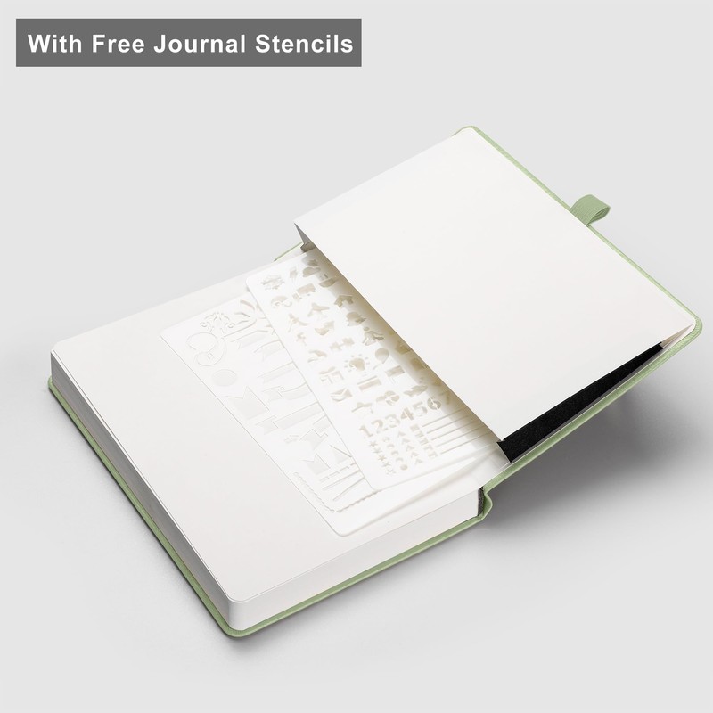 RETTACY A5 Bullet Dot Grid - Dotted Notebook With 320