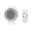 Byron Wireless Portable Doorbell Set, 175 m Range, 8 Melodies,