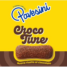 Pavesi Pavesini Biscotto Leggero al Gusto Cacao per Colazione O Gustoso Break, 200g