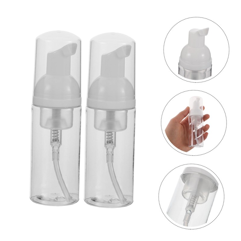 ULTECHNOVO Travel Size Foam Pump Bottles Set 10 Pcs Empty
