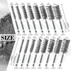 Attoshow 16-Piece Bore Brush Set - 304 Stainless Steel Drill
