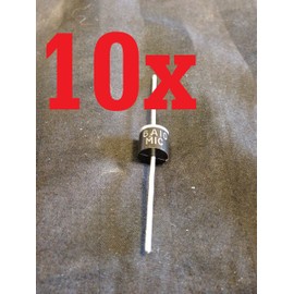 10x Diodes Solar Panel 6 Amp 6a10 6a 1000v 1kv Axial Rectifier Schottky Blocking
