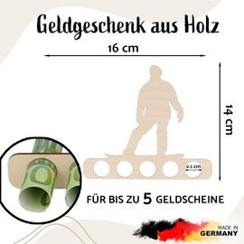 Spruchreif Original Monetary Gift, Voucher Packaging, Snowboard Gift