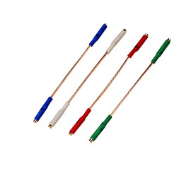 CDPMWVC Turntable Phonograph Lead Wires, 7N OFC Gold-Plated Clips Cartridge Headshell Wire Litz Wire