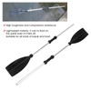 125cm/49.2in Detachable Afloat Oars Aluminum Alloy Paddles Dual End Portable