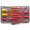 Morris Products 54232 Insulated Precision Screwdriver, 1,000 Volt, 7-Piece Set,