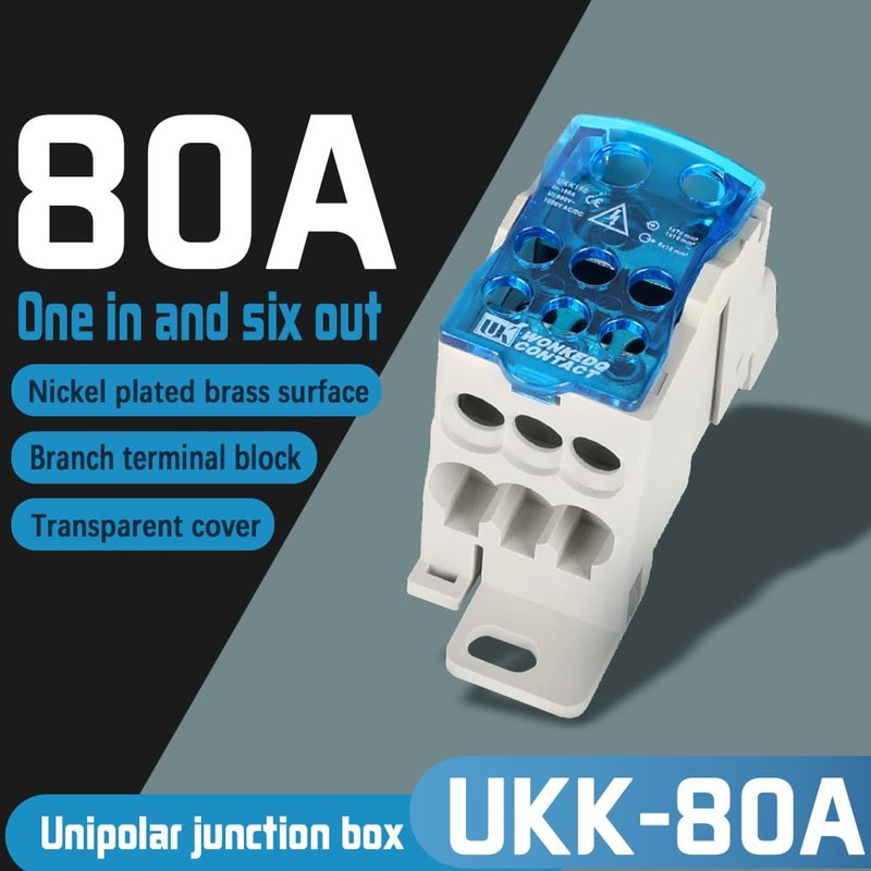 Distribution Box, Din Rail Terminal Block Distribution Box Electric Wire