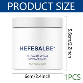 Giugio Yeast Ointment, Yeast Ointment, 100 ml Grated Skin Cream, Yeast Ointment Against Rubbing Skin, Mild Skin Repair, Yeast Cream Suitable for All Skin Types, Men and Women