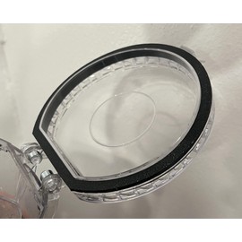 Generic Replacement Dust Bin Canister Seal Gasket for Ryobi ONE+ 18V Stick Vac PCL & PBl - USA Made, Black, MWJ88_001