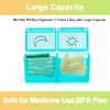 Yewltvep Monthly Pill Organizer 2 Times a Day,30 Day Pill