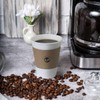 KTOB [50 pack] 12 oz Compostable Coffee Cups with Lids