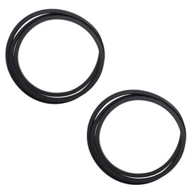 UpStart Components 2-Pack 130801 Ground Drive Belt Replacement for Craftsman 917252451 Riding Lawn Mower - Compatible with 532138255 Engine to Transmission Belt