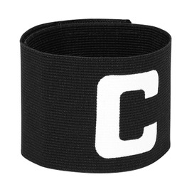 BESPORTBLE Elastic Soccer Captain Armband, Adjustable Basketball Football Player Band for Youth Adult Football Accessories 1Pcs