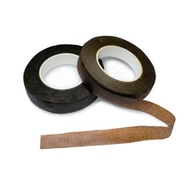 BEADNOVA Floral Tape 1/2inch Flower Tape Mix Brown Floral Tape for Bouquets Floral Arranging Stem Wrap Craft (Brown and Dark Brown, Total 60yards)