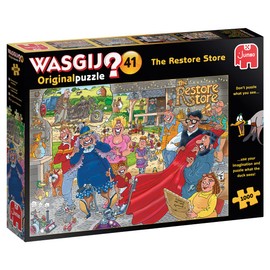 Jumbo, Wasgij, Original 41 - The Restore Store, Unique Collectable Jigsaw Puzzle for Adults, 1,000 Piece