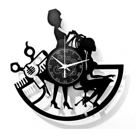 Instant Karma Clocks | Wall Clock | Hairdresser | Barber Shop | Beauty Salon | Hairstyles | Hair Salon | Women's Wall Decoration