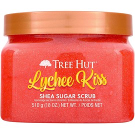 Exfoliante corporal Lychee Kiss Shea Sugar Scrub Tree Hut 510g