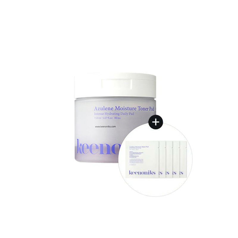 KEENONIKS Azulene Moisture Toner Pad Set 11items