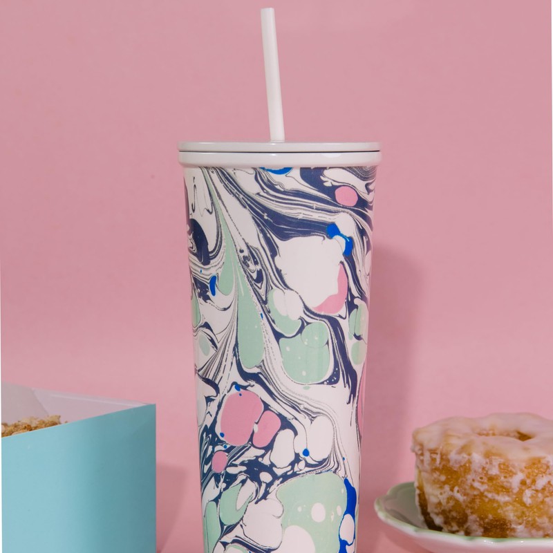 AMÉLIN ARCHIVE Stainless Steel Tumbler, 24 Ounce Travel Tumbler, Double