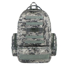 East West U.S.A RTC508 Tactical Molle Military Rucksacks Assault Combat Trekking Bag, Camo