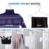 Fayleeko Wire Coat Hangers - 17.7 Inch Heavy Duty Stainless