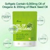 Aceite De Orégano 300cápsulas Con Aceite De Semilla Negra