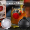 4 Piezas Molde para Hielos Grandes de Silicona en Forma