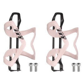 sourcing map 2pcs Bicycle Water Bottle Holder Adjustment Right Load Bike Bottle Cages Cycling Cup Holder for MTB Road Gravel, Pink