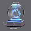ZYXLJH 3D Dolphin Crystal Ball with Colorful Led Base,Couples for