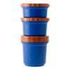 Cool Gear International Lunch Box with Ice Packs, Snack Stacker,