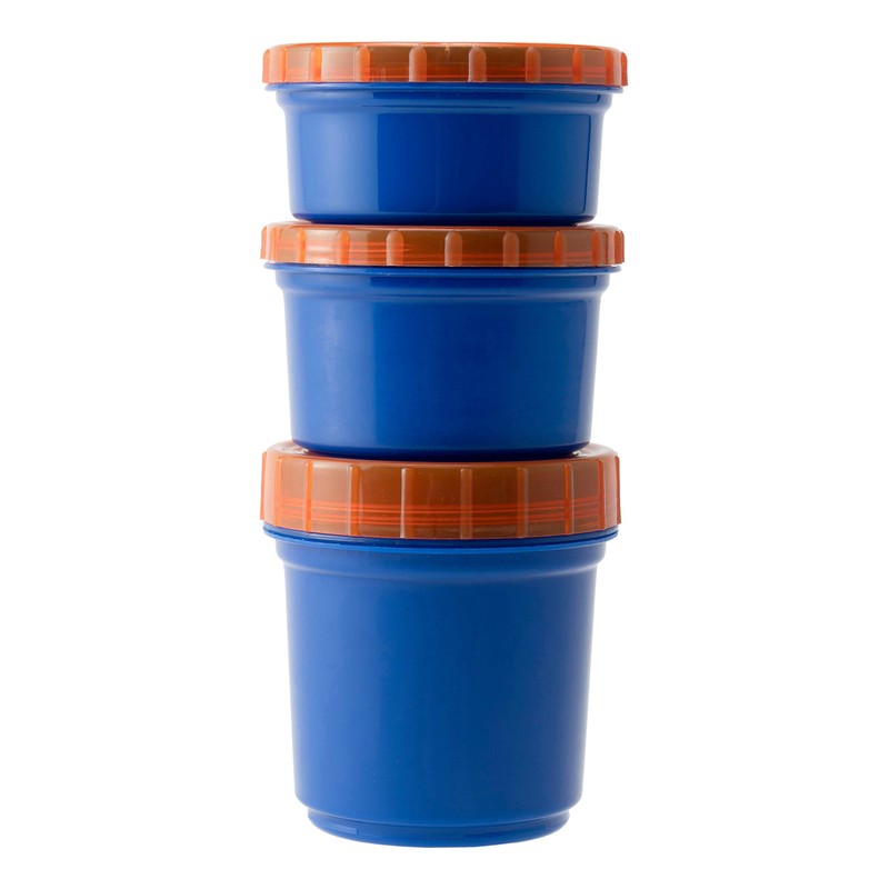 Cool Gear International Lunch Box with Ice Packs, Snack Stacker,