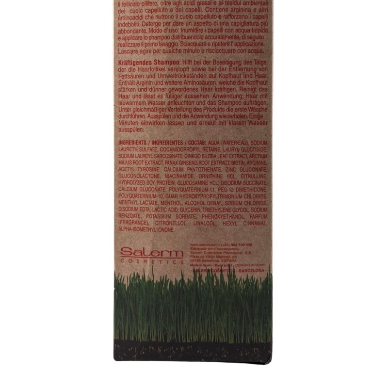 SALERM - Fortifying Shampoo - Biokera Natura Fortifying Shampoo -