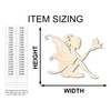 Unfinished Wood Fairy Shape Craft up to 46" 36" /