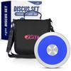 ZPU 1kg Nylon Discus with Black Carry Bag, Sports Practice