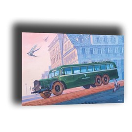 Roden 824 1/35 Vomag 7 OR 660 Omnibus Plastic Model kit, Grey, RN824