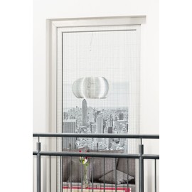 Hecht International door fly screen, polyester, 130 x 220 cm, anthrazit, 1 piece, 101140205-CU