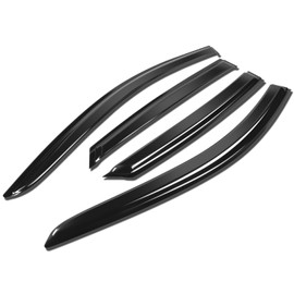 DNA MOTORING Front, Rear, Left, Right Window Visor Deflector Rain/Sun Guard Compatible with Elantra 2021-2024, WVS-246