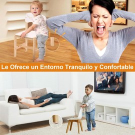 100 Pcs Almohadillas para Muebles,en 3 Tamaños, Protectores para Patas de Sillas Autoadhesivas, Antideslizantes de Fieltro para Muebles Sin Ruido y Cortable para Tabla, Sofá