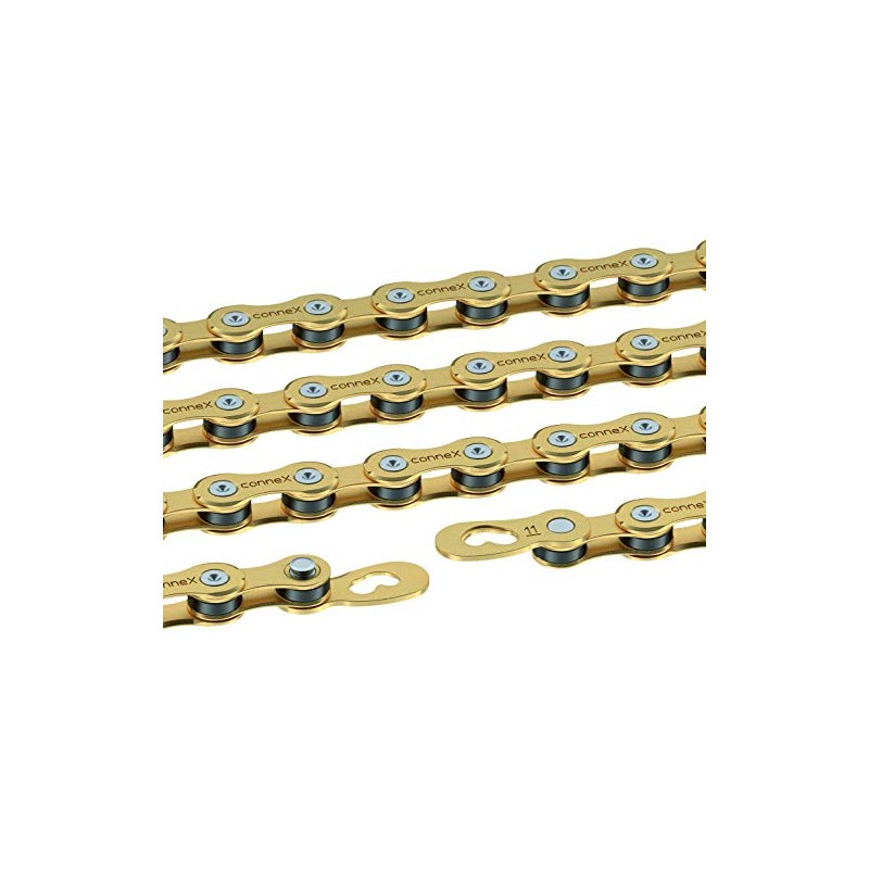 Wippermann 11sg 11 Speed Chain, Gold, 118 Left