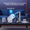 LaylaTang Y400 Smart Projector, WiFi 6 & Bluetooth 5.4 for