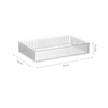 Desk Drawer Organizers Set – Clear Plastic Storage Bins for