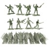 BRTNUP 100 PCS Mini Plastic Soldiers Figures, Military Plastic Toy