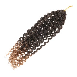 Baluue Water Wave Crochet Twists Hair Extensions Lightweight Durable Synthetic Braids Natural Look Easy Installation for Stylish Hairdos