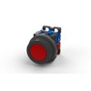 Fuji Electric AR30F0R-01R Push Button Switch (Red)